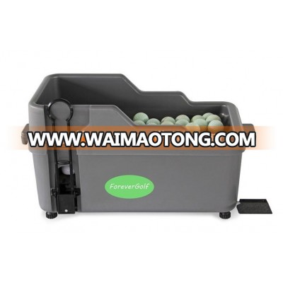 semi-auto motorless golf ball dispenser & golf ball teeing machine