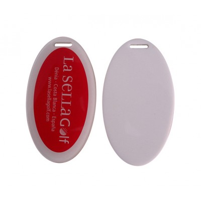 PMMA plastic golf bag tag