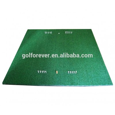 golf range mat with tee insert slit