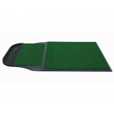 A+B golf swing mat for driving range training