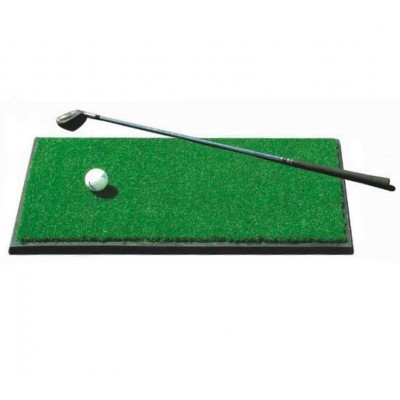 Nylon golf stand mat with rubber base