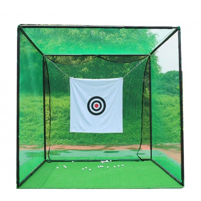 golf practice cage for swing training