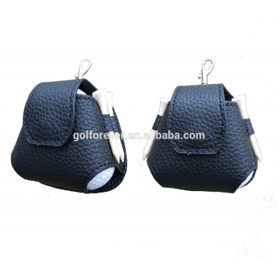 Leather pouch golf ball set for promotion