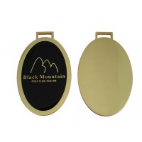 metal golf luggage tag for golf bag